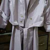 مانتو کت دار بارانی دو تیکه