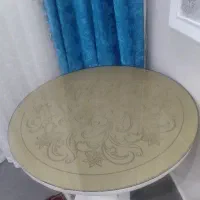 میز نهار خوری و ۴ صندلی ابی فیروزه ای