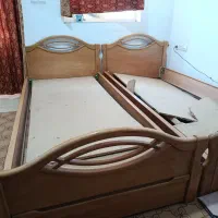 تخت  خواب  تک نفره دو عدد