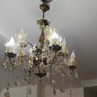 لوستر 4 شاخه برنز یک جفت