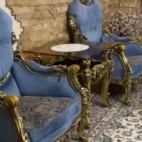 مبل استیل طلایی|مبلمان خانگی و میز عسلی|تهران, امیر بهادر|دیوار