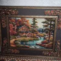 تابلو فرش منظره خیلی زیبا