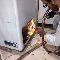 تعمیر انواع یخچال صنعتی/فریزر/ ایستاده/پرده هوا|خدمات پیشه و مهارت|رباط‌کریم, رباط‌کریم|دیوار