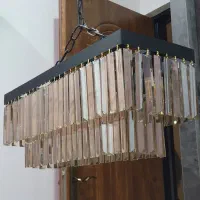 لوستر خارجی با هفت لامپ خارجی