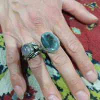 دو عدد انگشتر نقره