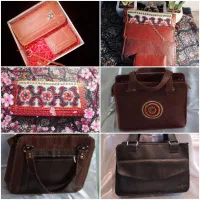 مصنوعات چرمی دست دوز|کیف، کفش، کمربند|رابر, |دیوار