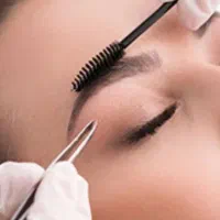اصلاح ابرو وصورت فیشیال  رنگ ولایت ارایش دائم