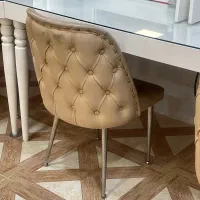 ۴ عدد صندلی رنگ نسکافه ای چستر