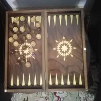 تخته نرد و شطرنج چوبی