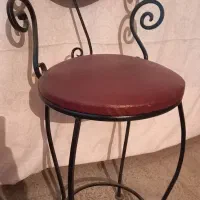 صندلی فلزی فرفورژه زیر اُپن|صندلی و نیمکت|همدان, |دیوار