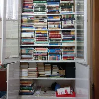 دو کتابخانه همراه کتاب