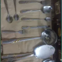 سرویس چمدونی قاشق چنگال