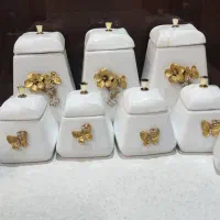 پاسماوری سفید و طلایی