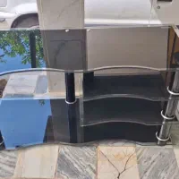 میز تلویزیون شیشه ای