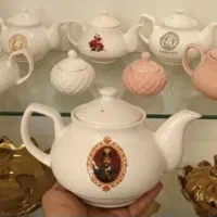 قندان فنجان گل رز لب‌طلا پارچ لیوان رنگی سطل چوبی|ظروف سرو و پذیرایی|مشهد, کوثر|دیوار