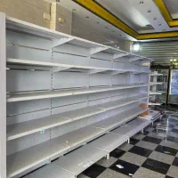 فروش قفسه فروشگاهی دسته دوم  در حده نو