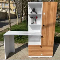 میز درس ‌و کتابخانه