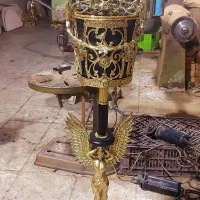 سطل جا دستمال برنجی