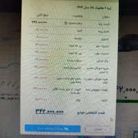 تیبا 2 مدل 94 شاسی جلو شاگرد تعویض