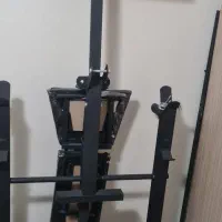 دستگاه بدنسازی ۱۲ کاره با سی کیلو وزنه و میله ها