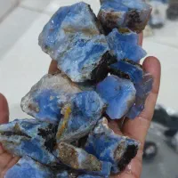 سنگ عقیق آبی و بنفش