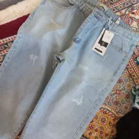 شلوار لی مام