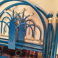 تخت فلزی یک نفره|تخت و سرویس خواب|سربیشه, |دیوار