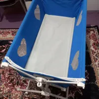 گهواره سالم نواصلااستفاده نشده آبی رنگ|تخت و صندلی بچه|قدس, شهرقدس|دیوار