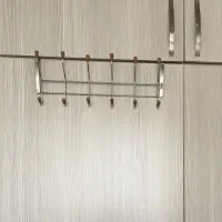 دوعدد آویز لباس تمام استیل نو (پشت دری)|بندرخت و رخت‌آویز|تهران, ستارخان|دیوار