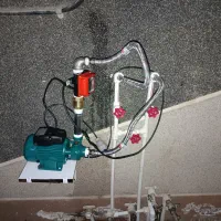 نصب پمپ آب نیم اسب بیصدا تو واحدی با گارانتی