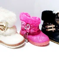 کفش. نیم بوت. بچه گانه. پشمی