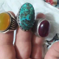 انگشتر نقره درشت آنتیک