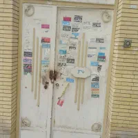 درب حیاط دو لت ۲۰*۱ در ۴۰*۲