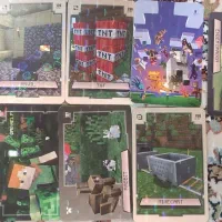 کارت مانکرافتی ۹ عدد کارت بازی