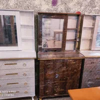 میز آرایش و آیینه کشو دراور بلند