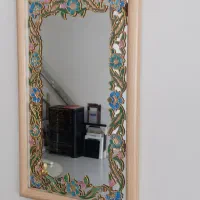 آینه اردکان یزد با طرح و نقاشی ویترای|آینه|تهران, مجیدآباد|دیوار