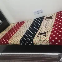 تخت یک نفره باکس دار به همراه تشک