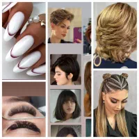 آموزش تمام لاین های ارایشگری