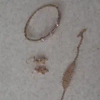 طلا بدون اجرت گوشواره دستبند