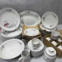 سرویس چینی ۸ نفره قدیمی اصل چین اکبند