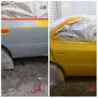 نقاشی  وپولیش واکس حرفه ای +لیسه گیری تخصصی خودرو|خدمات موتور و ماشین|رشت, جانبازان|دیوار