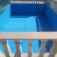 عایق نانو پلیمر در استخر جکوزی پشت بام سرویس
