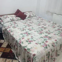 یک عددتخت دونفره کشور دار به همراه پاتختی