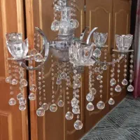 لوستر ۶شاخه برنجی|لوستر و چراغ آویز|قرچک, شهرک طلائیه|دیوار