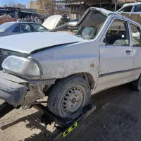 پراید مدل ۹۰ تصادفی