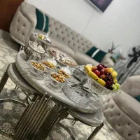 مبل چستر ۸ نفره،ست عسلی و جلو مبلی|مبلمان خانگی و میز عسلی|ساوه, |دیوار