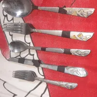 سرویس کامل قاشق چنگال و میوه خوره نو استیل