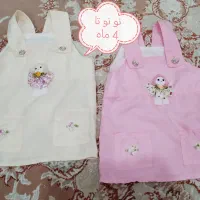 لباس نوزادی دوقلو با قنداق سوئیسی