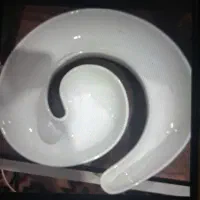 ظرف حلزونی، چوبی دوطبقه، و شیشه ای پایه دار