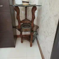 مبل استیل ۹نفره همراه میز و عسلی|مبلمان خانگی و میز عسلی|برخوار, |دیوار